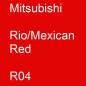 Preview: Mitsubishi, Rio/Mexican Red, R04.